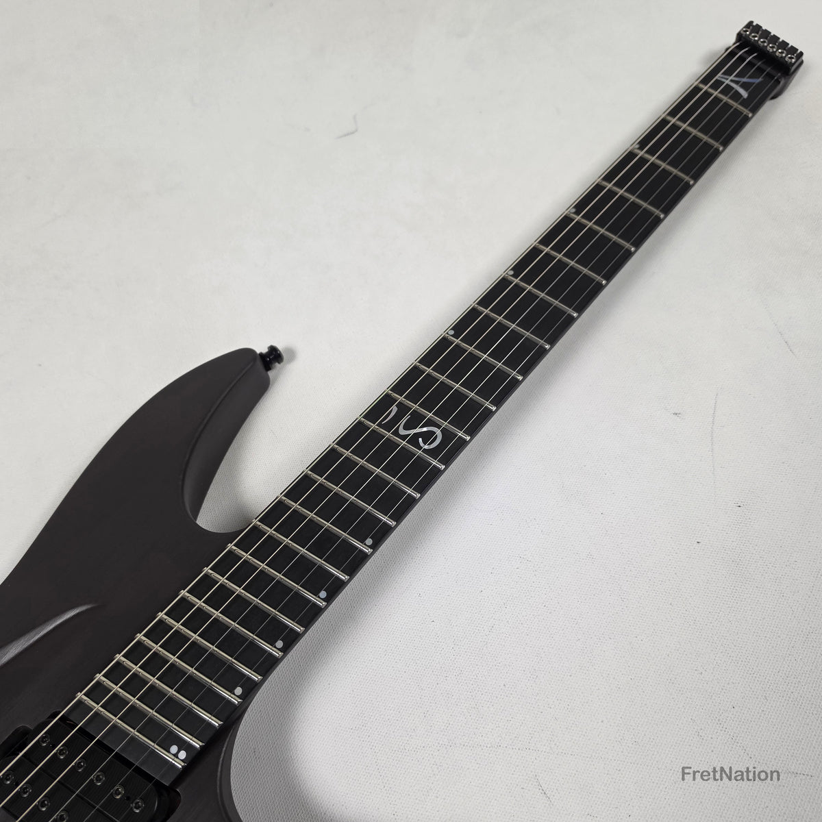 Fret Nation Aristides H/06R Raw Custom Color 6-String Headless Multi-Scale Guitar 5.50lbs #4197 - Pre-Owned