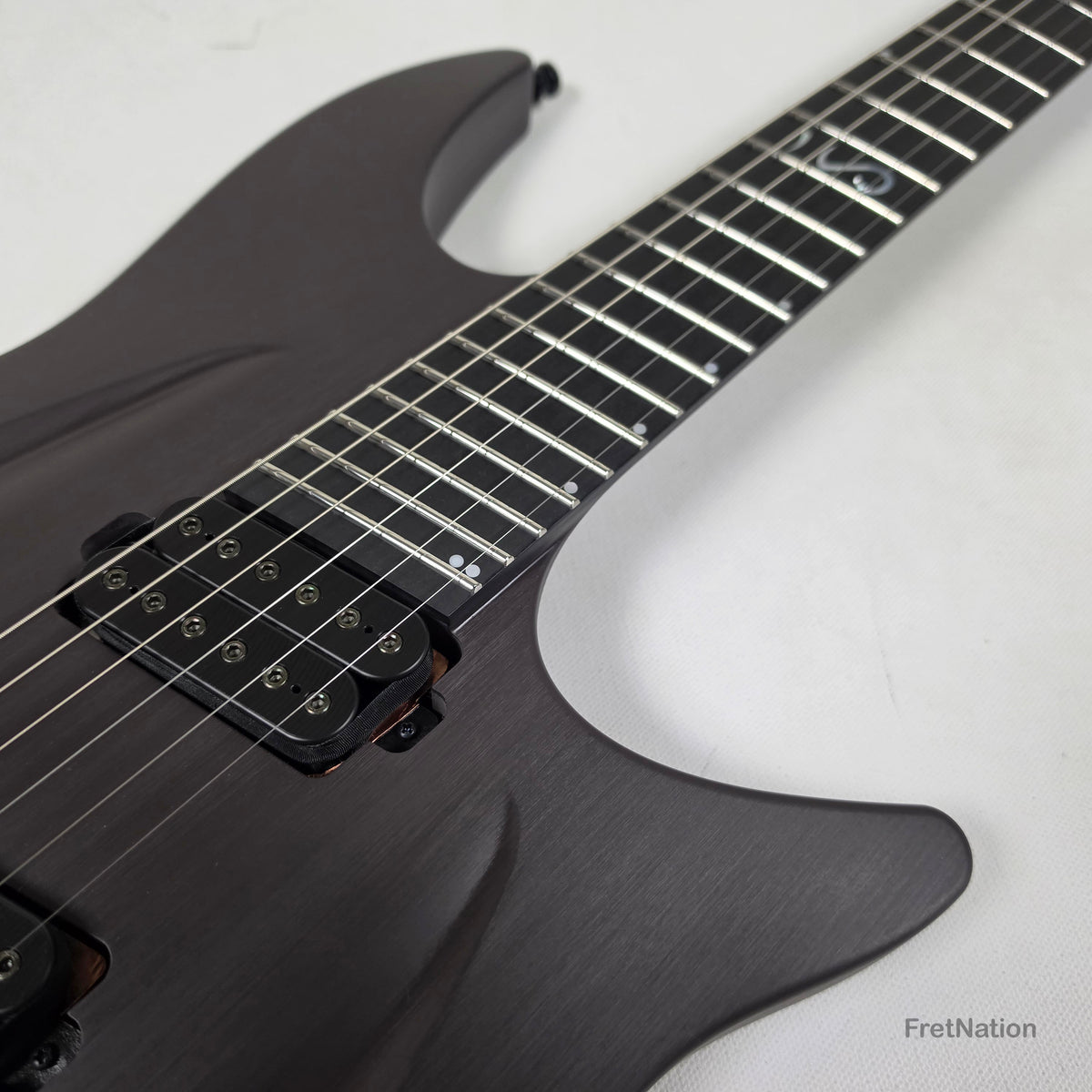 Fret Nation Aristides H/06R Raw Custom Color 6-String Headless Multi-Scale Guitar 5.50lbs #4197 - Pre-Owned