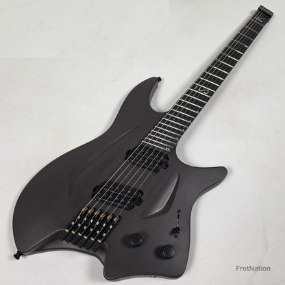 Fret Nation Aristides H/06R Raw Custom Color 6-String Headless Multi-Scale Guitar 5.50lbs #4197 - Pre-Owned