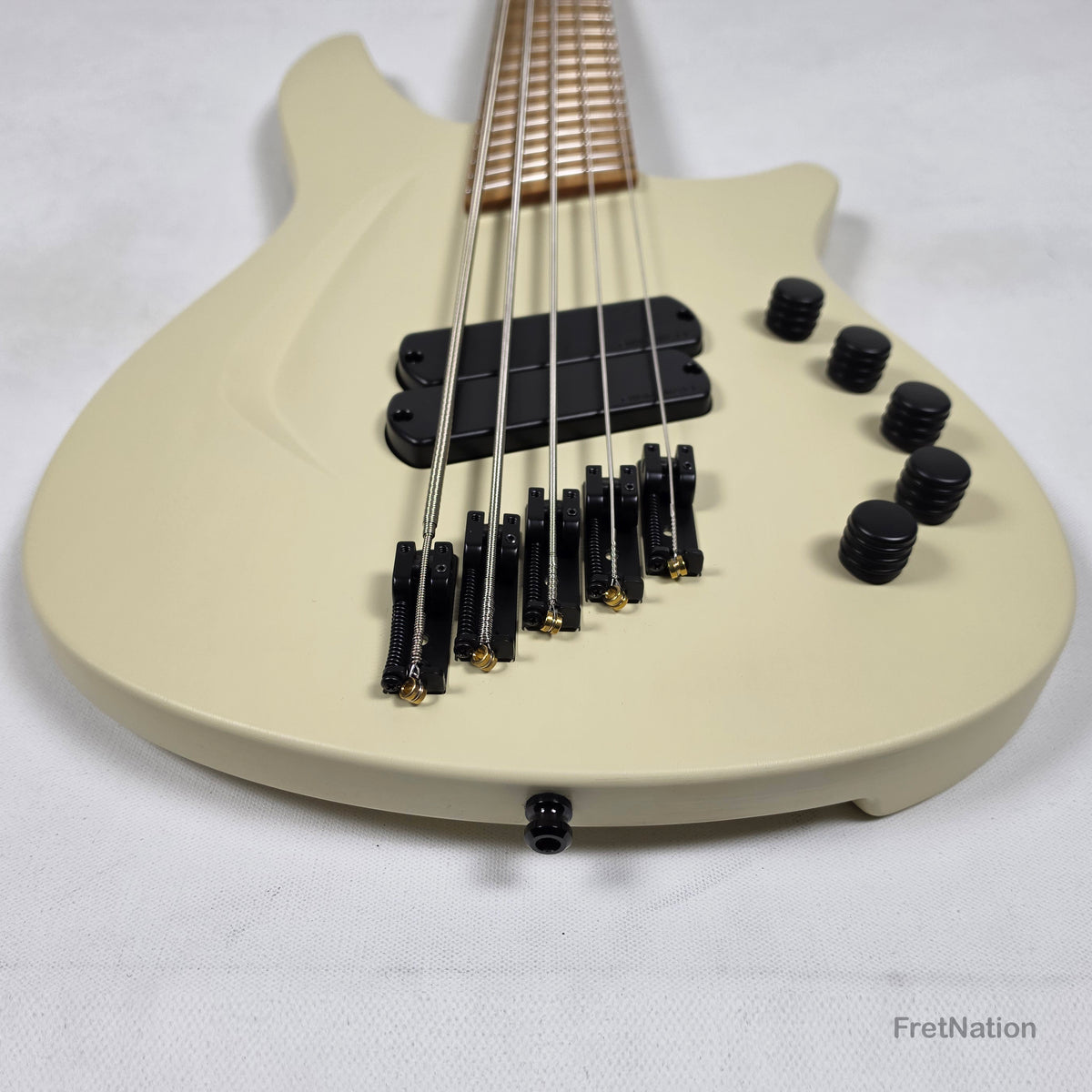 Aristides S/B5R 5-String Multi-Scale Bass Raw Desert Tan - 9.82lbs #3538 Pre-Owned