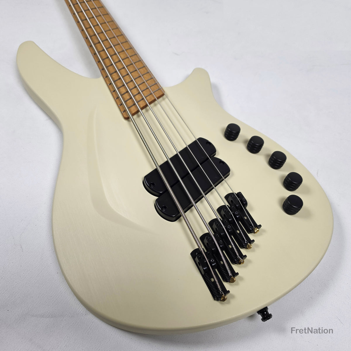Aristides S/B5R 5-String Multi-Scale Bass Raw Desert Tan - 9.82lbs #3538 Pre-Owned
