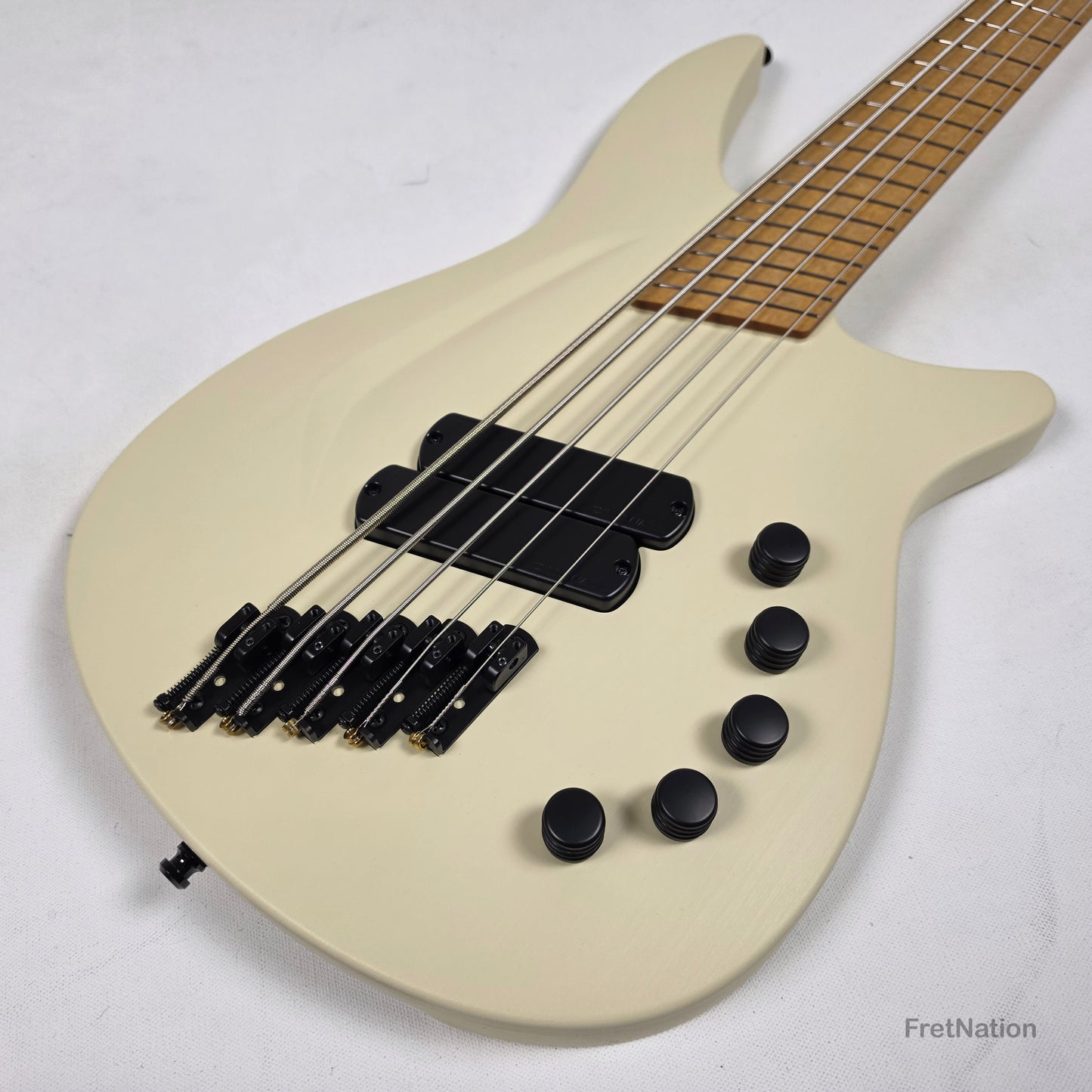 Aristides S/B5R 5-String Multi-Scale Bass Raw Desert Tan - 9.82lbs #3538 Pre-Owned