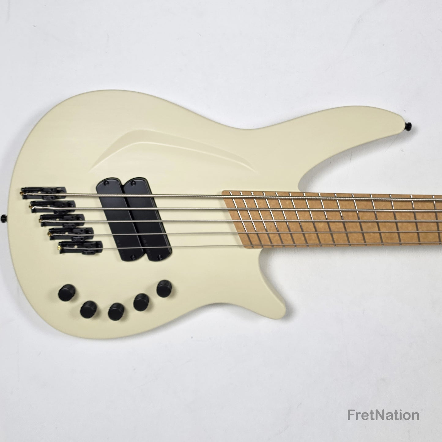 Aristides S/B5R 5-String Multi-Scale Bass Raw Desert Tan - 9.82lbs #3538 Pre-Owned