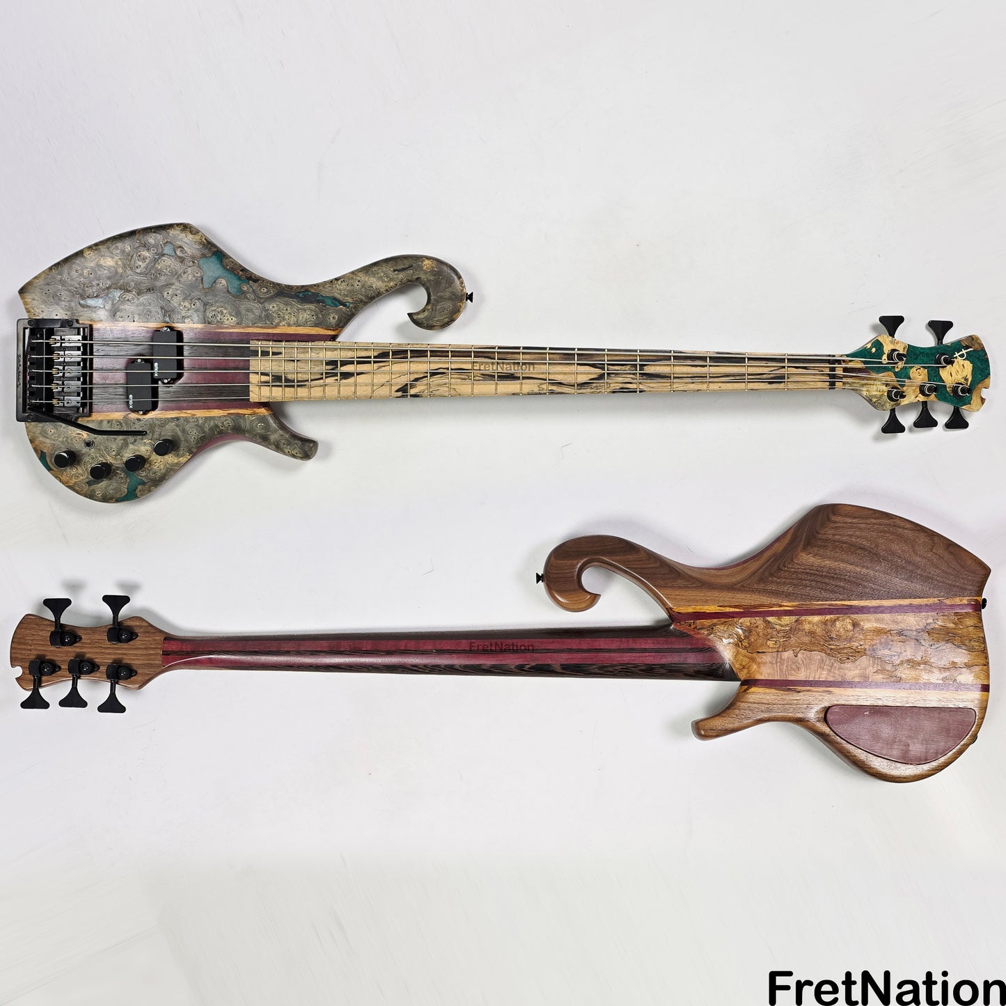 Fret Nation Beardly Custom 5-String 36" Scale Bass Kahler Tremolo #3.25.24 10.88lbs Pre-Owned