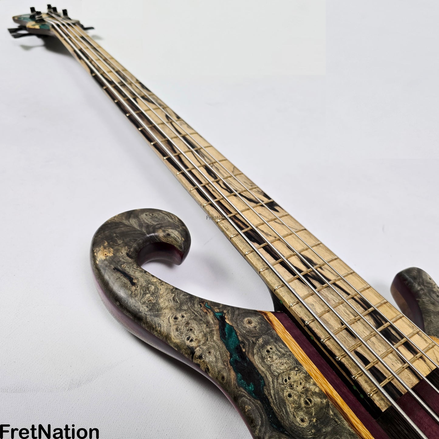 Fret Nation Beardly Custom 5-String 36" Scale Bass Kahler Tremolo #3.25.24 10.88lbs Pre-Owned