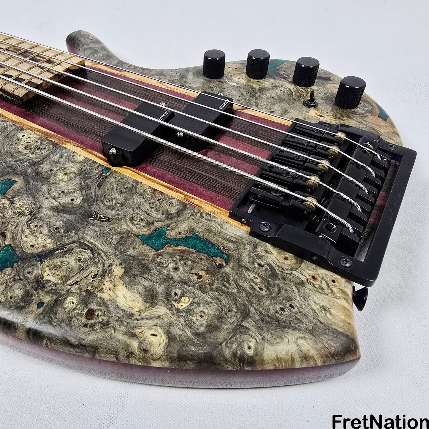 Fret Nation Beardly Custom 5-String 36" Scale Bass Kahler Tremolo #3.25.24 10.88lbs Pre-Owned