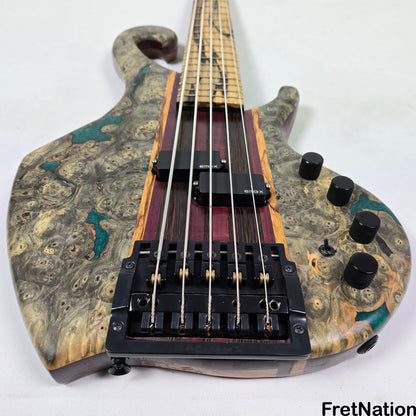 Fret Nation Beardly Custom 5-String 36" Scale Bass Kahler Tremolo #3.25.24 10.88lbs Pre-Owned