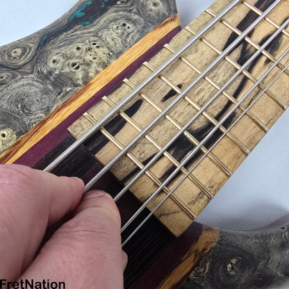 Fret Nation Beardly Custom 5-String 36" Scale Bass Kahler Tremolo #3.25.24 10.88lbs Pre-Owned