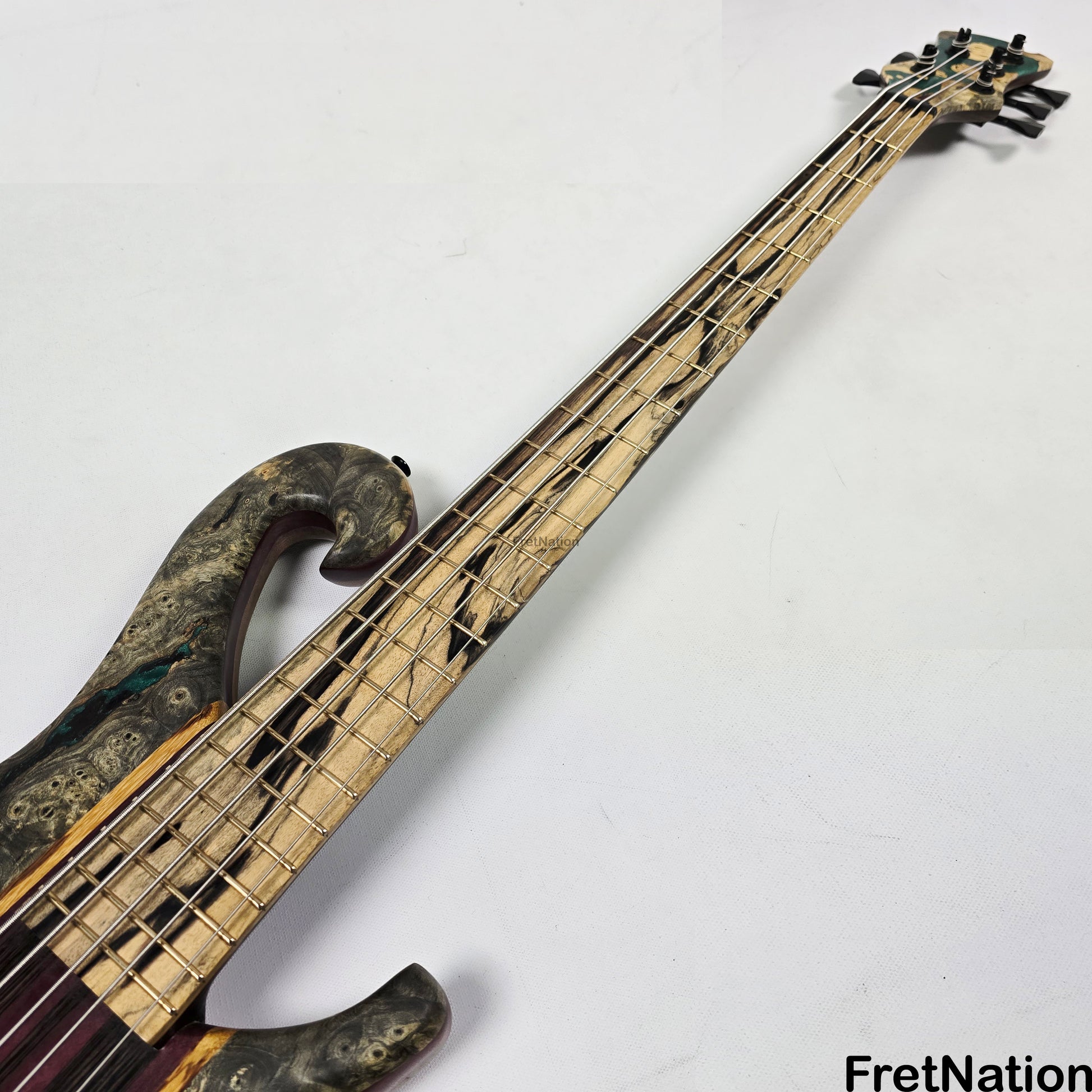 Fret Nation Beardly Custom 5-String 36" Scale Bass Kahler Tremolo #3.25.24 10.88lbs Pre-Owned