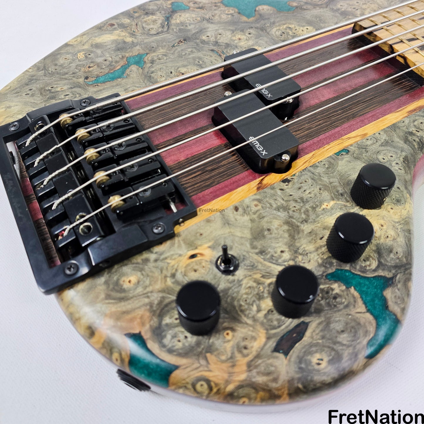 Fret Nation Beardly Custom 5-String 36" Scale Bass Kahler Tremolo #3.25.24 10.88lbs Pre-Owned