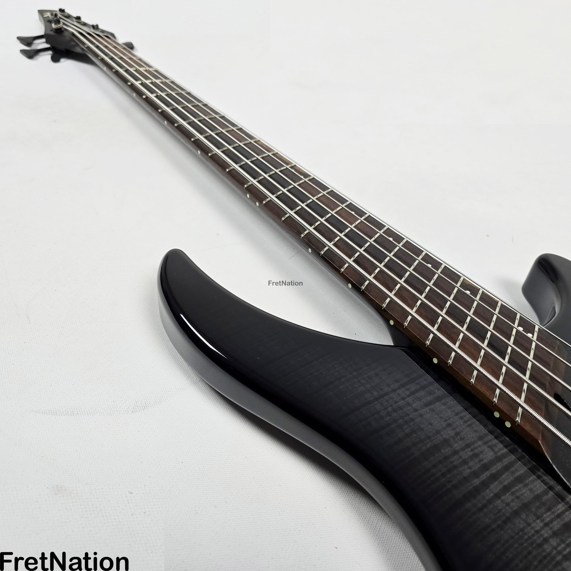 Fret Nation Dingwall Afterburner 1 5-String Bass Flame Blackburst AB1 #5262 - 9lbs Pre-Owned