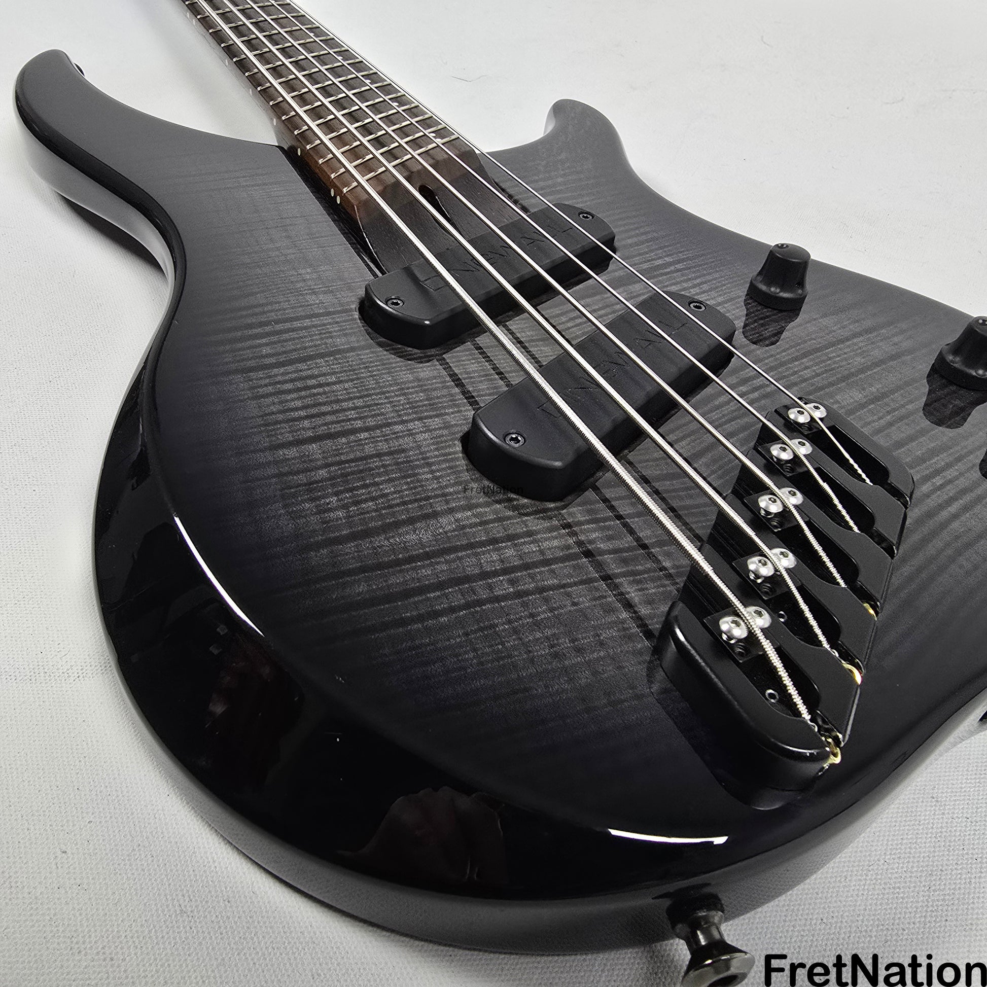 Fret Nation Dingwall Afterburner 1 5-String Bass Flame Blackburst AB1 #5262 - 9lbs Pre-Owned