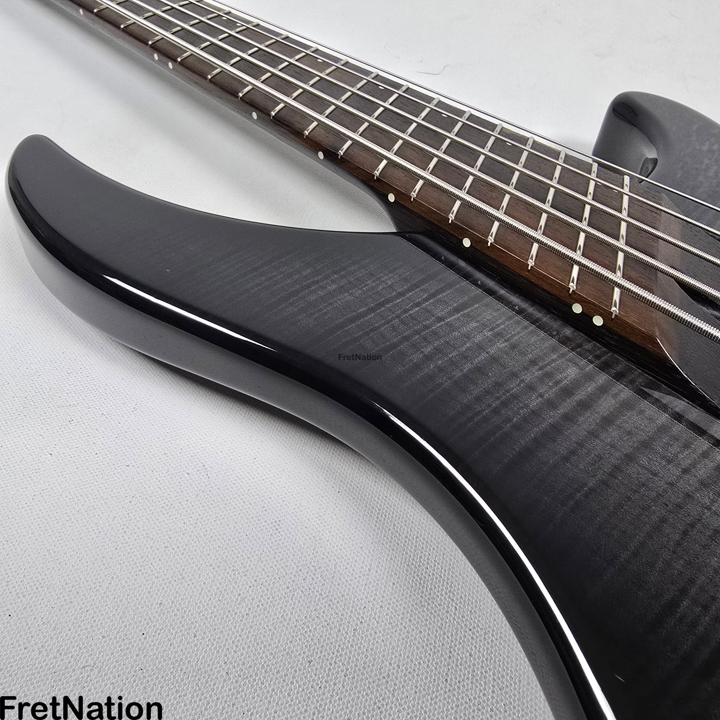 Fret Nation Dingwall Afterburner 1 5-String Bass Flame Blackburst AB1 #5262 - 9lbs Pre-Owned