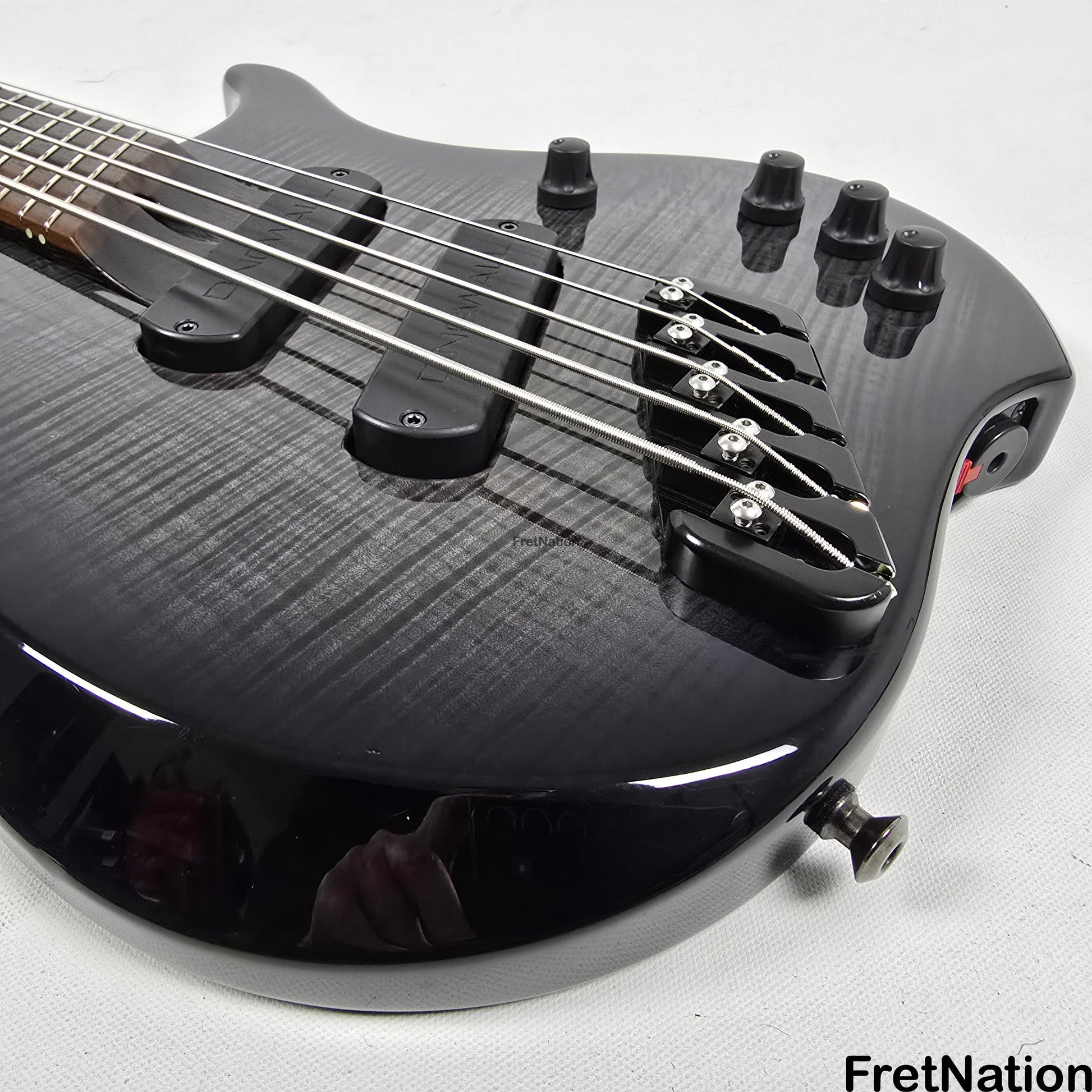 Fret Nation Dingwall Afterburner 1 5-String Bass Flame Blackburst AB1 #5262 - 9lbs Pre-Owned