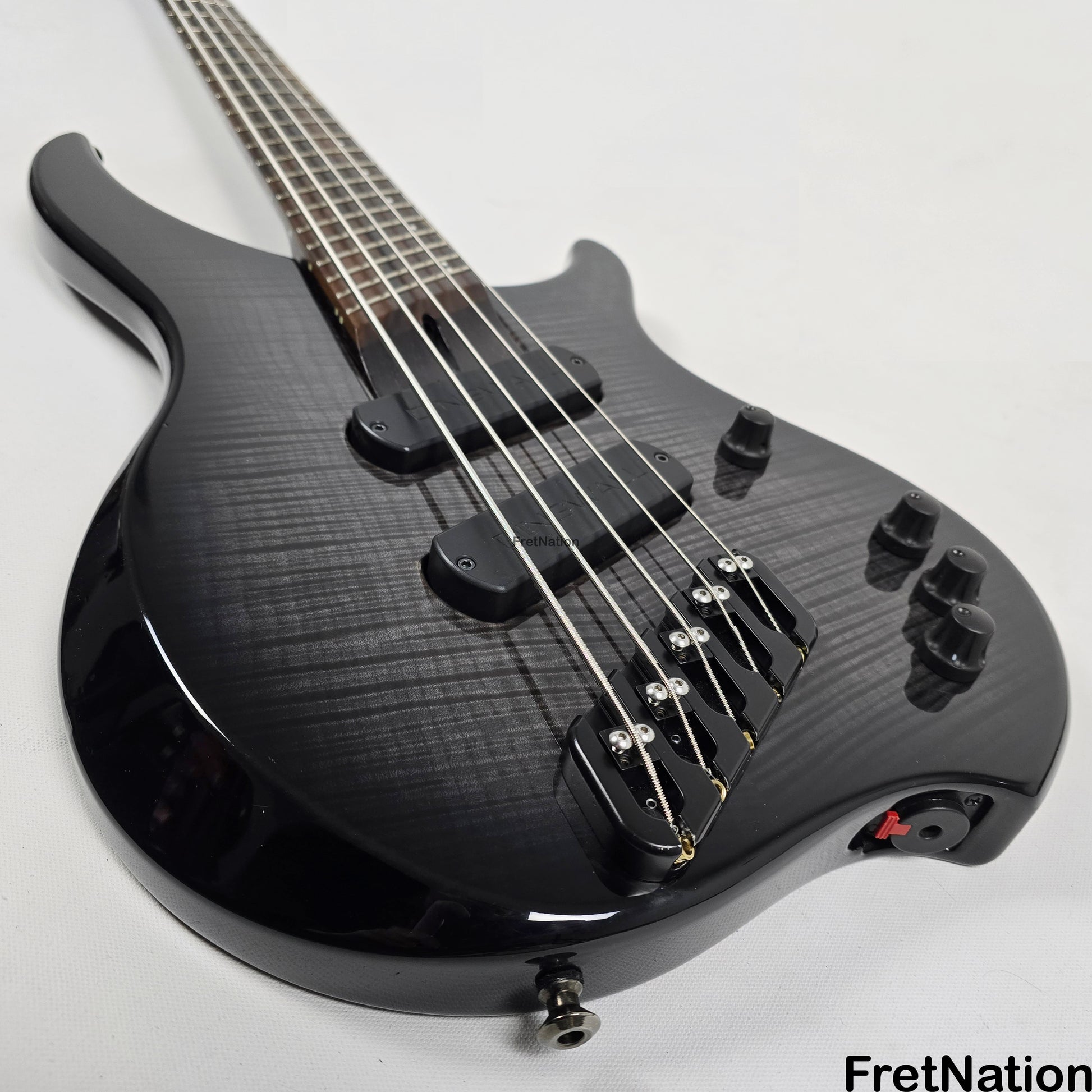 Fret Nation Dingwall Afterburner 1 5-String Bass Flame Blackburst AB1 #5262 - 9lbs Pre-Owned