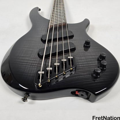 Fret Nation Dingwall Afterburner 1 5-String Bass Flame Blackburst AB1 #5262 - 9lbs Pre-Owned