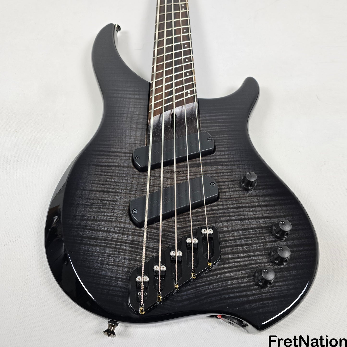 Fret Nation Dingwall Afterburner 1 5-String Bass Flame Blackburst AB1 #5262 - 9lbs Pre-Owned