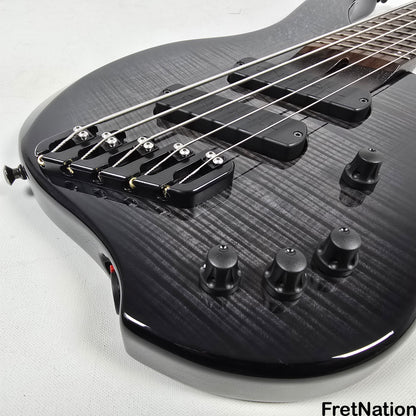 Fret Nation Dingwall Afterburner 1 5-String Bass Flame Blackburst AB1 #5262 - 9lbs Pre-Owned