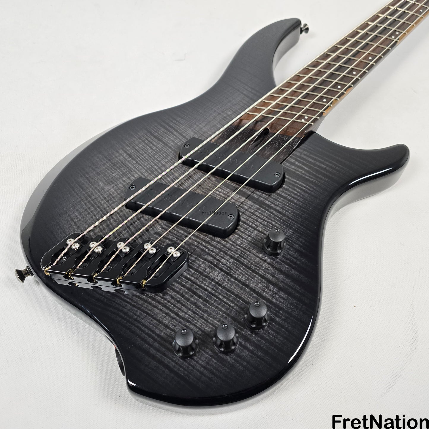 Fret Nation Dingwall Afterburner 1 5-String Bass Flame Blackburst AB1 #5262 - 9lbs Pre-Owned