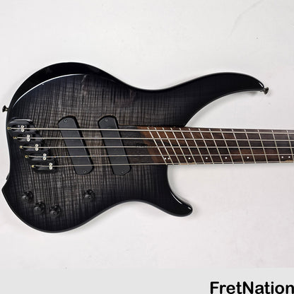 Fret Nation Dingwall Afterburner 1 5-String Bass Flame Blackburst AB1 #5262 - 9lbs Pre-Owned