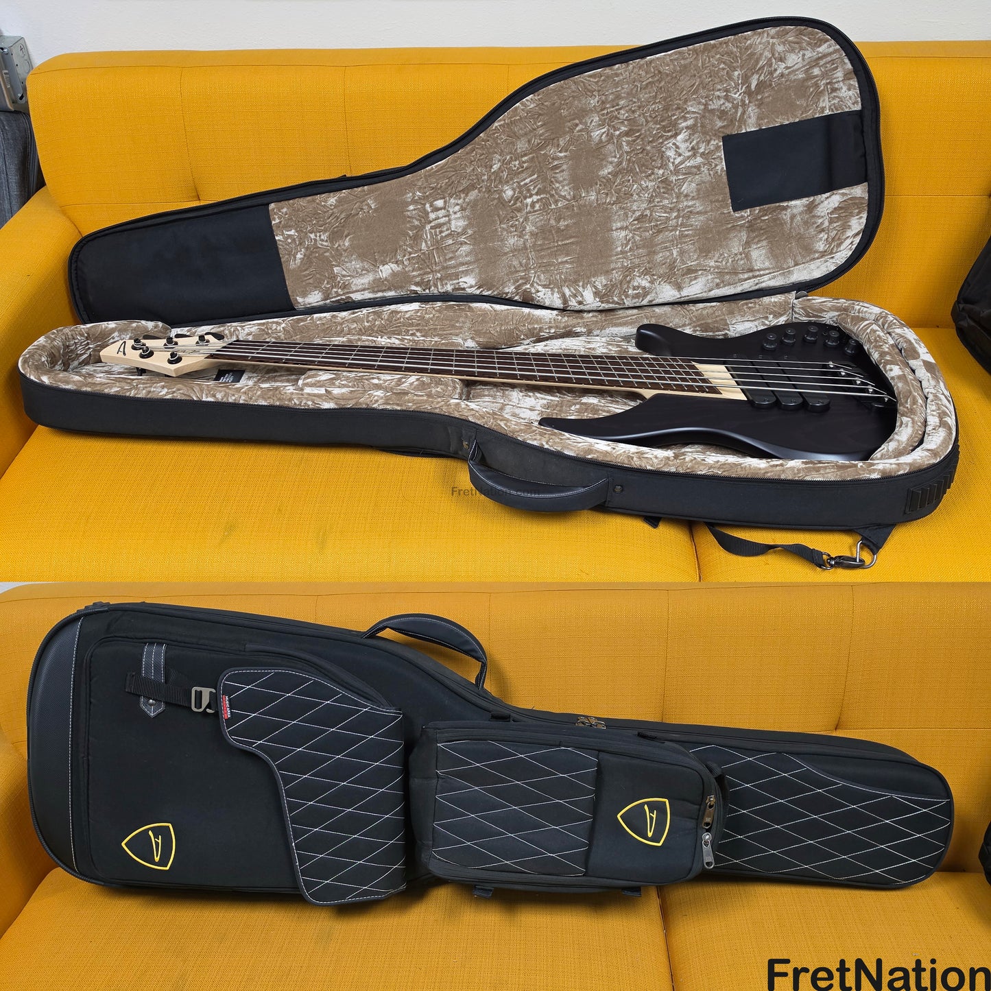 Fret Nation Dingwall Afterburner Z 5-String Bass Pink Ceruse ABZ 9.44lbs #6328 Pre-Owned