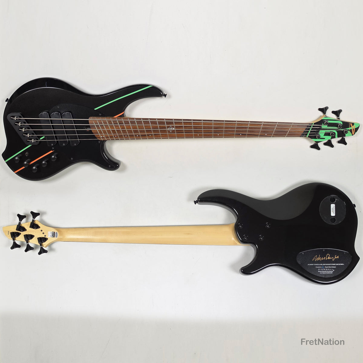 Dingwall Dingwall JT3 5-String Metallic Black Bass - 9.70lbs #16548B - Pre-Owned