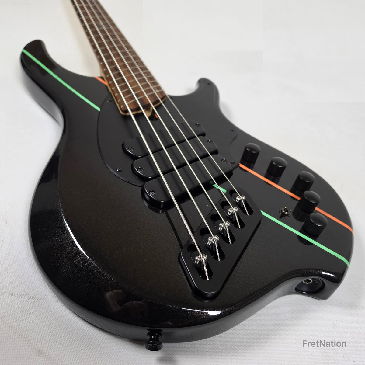 Dingwall Dingwall JT3 5-String Metallic Black Bass - 9.70lbs #16548B - Pre-Owned