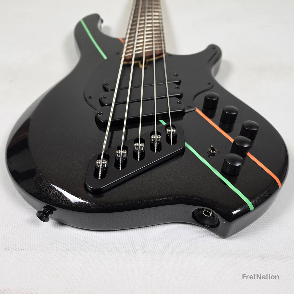 Dingwall Dingwall JT3 5-String Metallic Black Bass - 9.70lbs #16548B - Pre-Owned