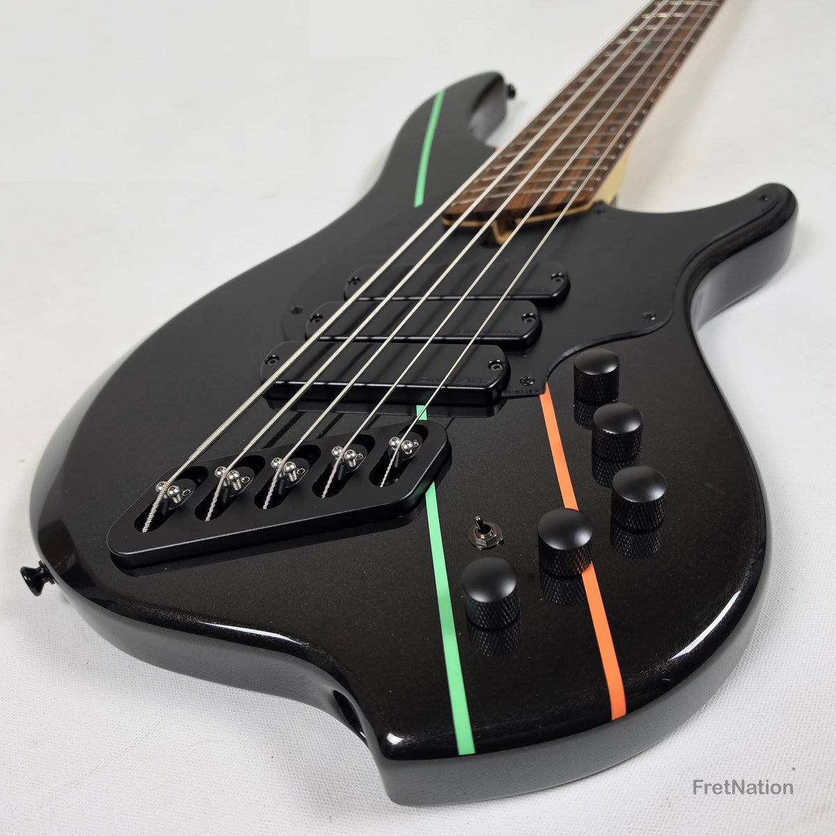 Dingwall Dingwall JT3 5-String Metallic Black Bass - 9.70lbs #16548B - Pre-Owned
