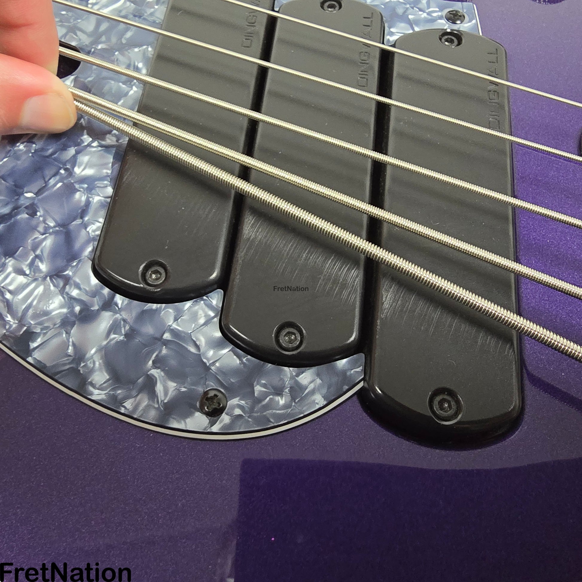 Fret Nation Dingwall NG3 5-String Mopar Purple Bass w/ Bag 9.34lbs 06867 Pre-Owned