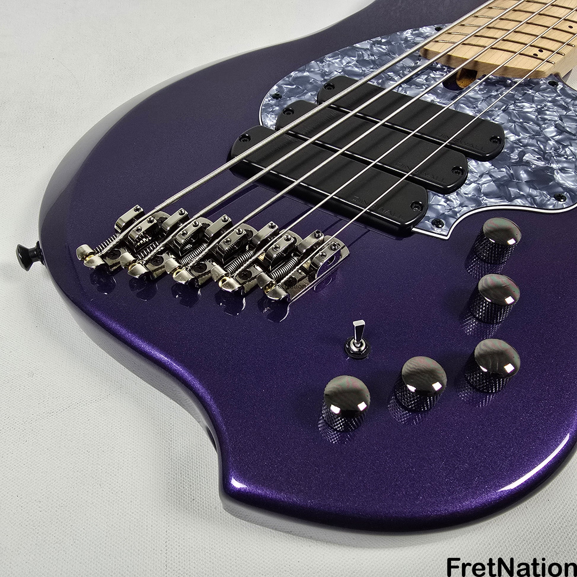 Fret Nation Dingwall NG3 5-String Mopar Purple Bass w/ Bag 9.34lbs 06867 Pre-Owned