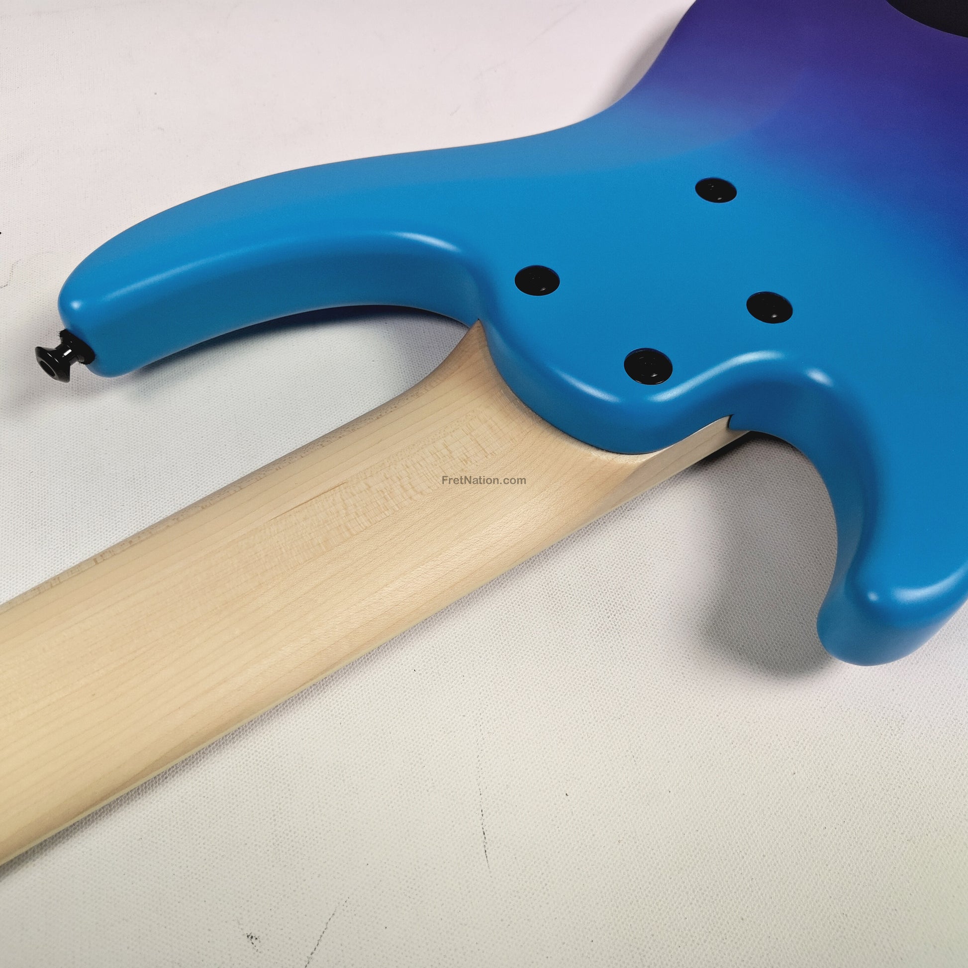 Fret Nation Dingwall NG3 6-String Blue Purple Fade Bass w/ Bag 9.44lbs #19303 - Pre-Owned