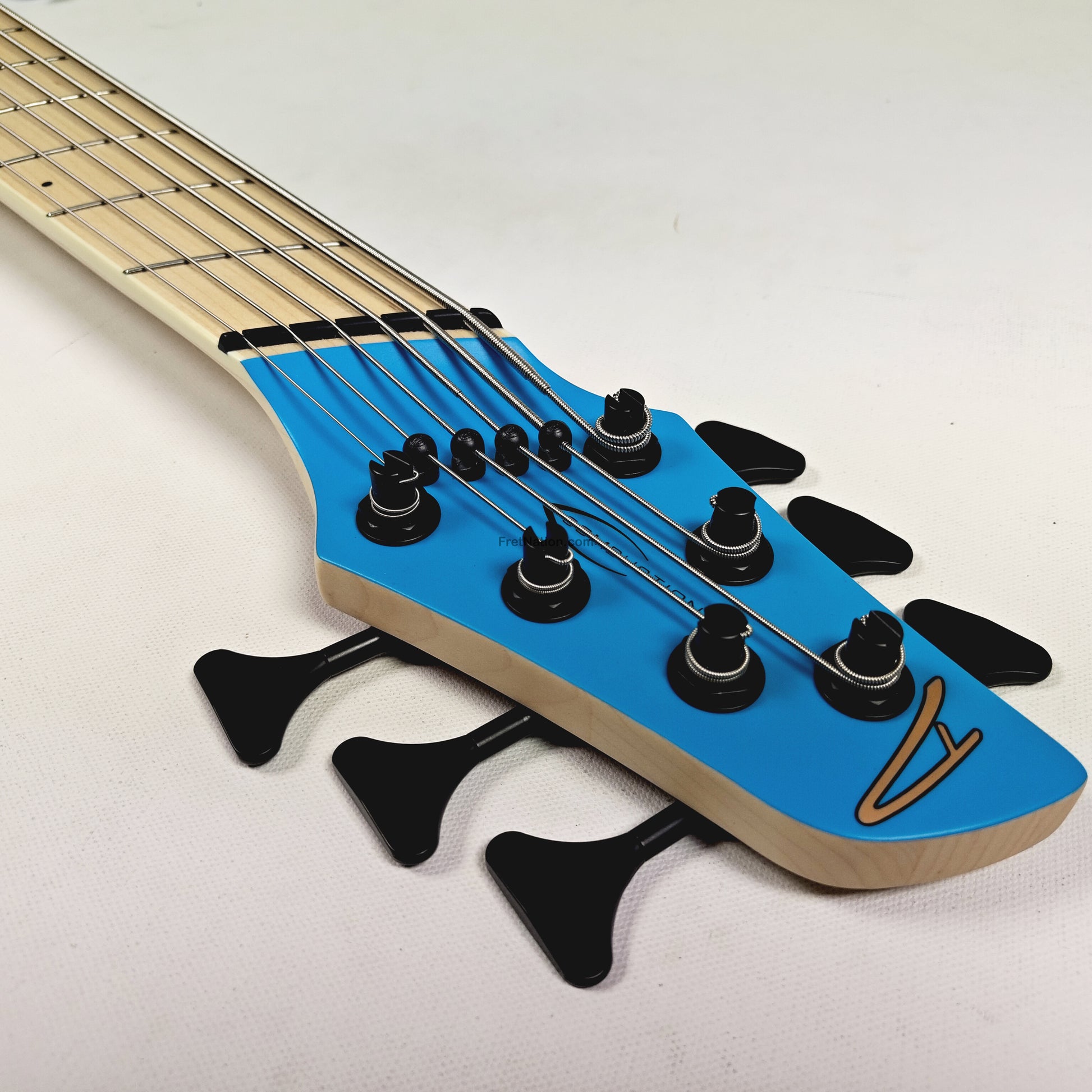 Fret Nation Dingwall NG3 6-String Blue Purple Fade Bass w/ Bag 9.44lbs #19303 - Pre-Owned