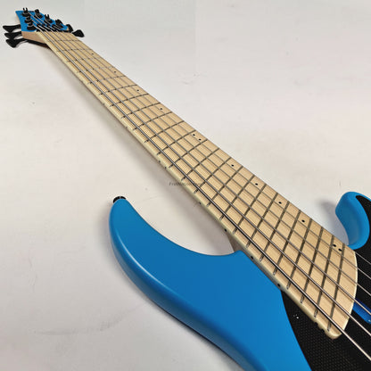 Fret Nation Dingwall NG3 6-String Blue Purple Fade Bass w/ Bag 9.44lbs #19303 - Pre-Owned