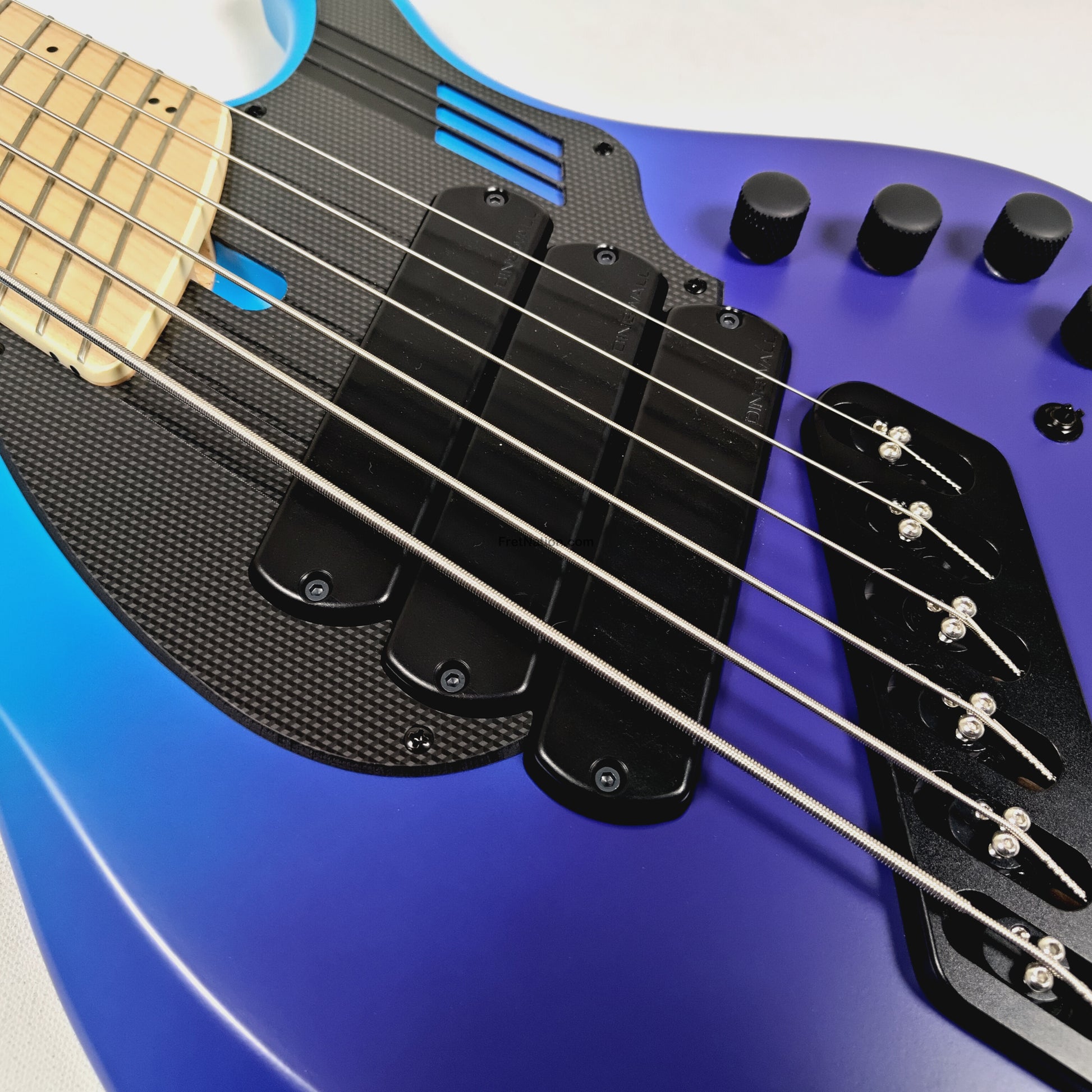 Fret Nation Dingwall NG3 6-String Blue Purple Fade Bass w/ Bag 9.44lbs #19303 - Pre-Owned