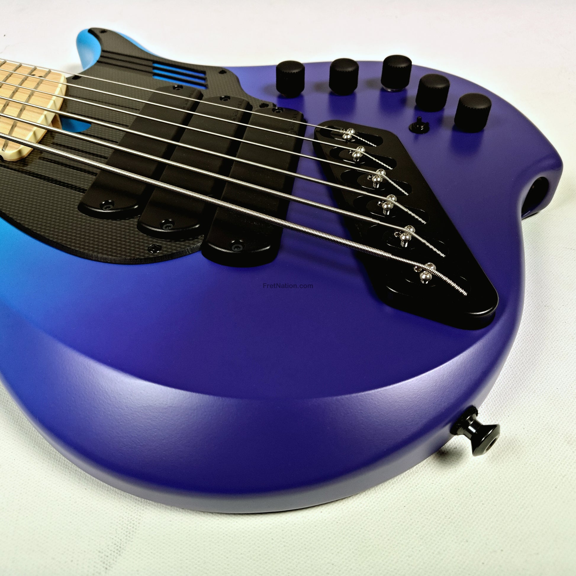 Fret Nation Dingwall NG3 6-String Blue Purple Fade Bass w/ Bag 9.44lbs #19303 - Pre-Owned