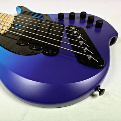 Fret Nation Dingwall NG3 6-String Blue Purple Fade Bass w/ Bag 9.44lbs #19303 - Pre-Owned