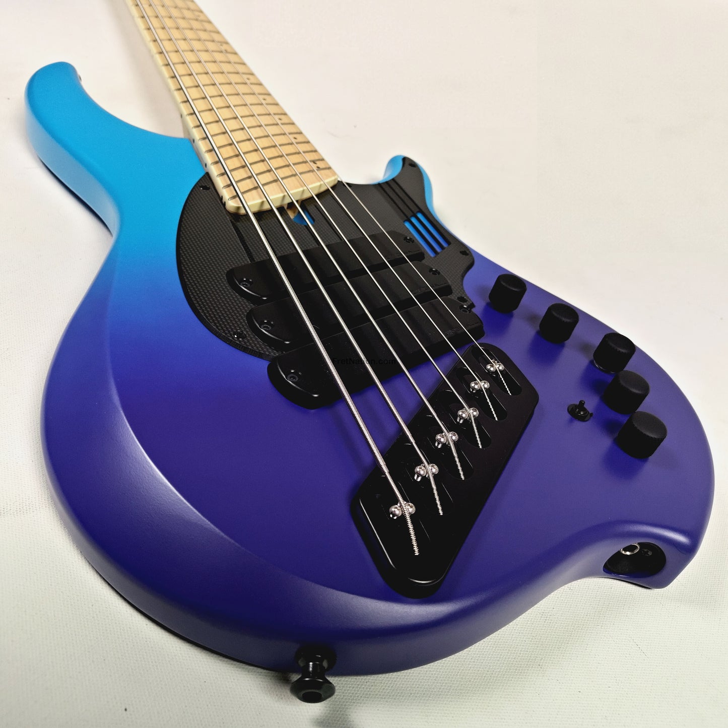 Fret Nation Dingwall NG3 6-String Blue Purple Fade Bass w/ Bag 9.44lbs #19303 - Pre-Owned