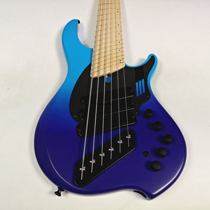 Fret Nation Dingwall NG3 6-String Blue Purple Fade Bass w/ Bag 9.44lbs #19303 - Pre-Owned