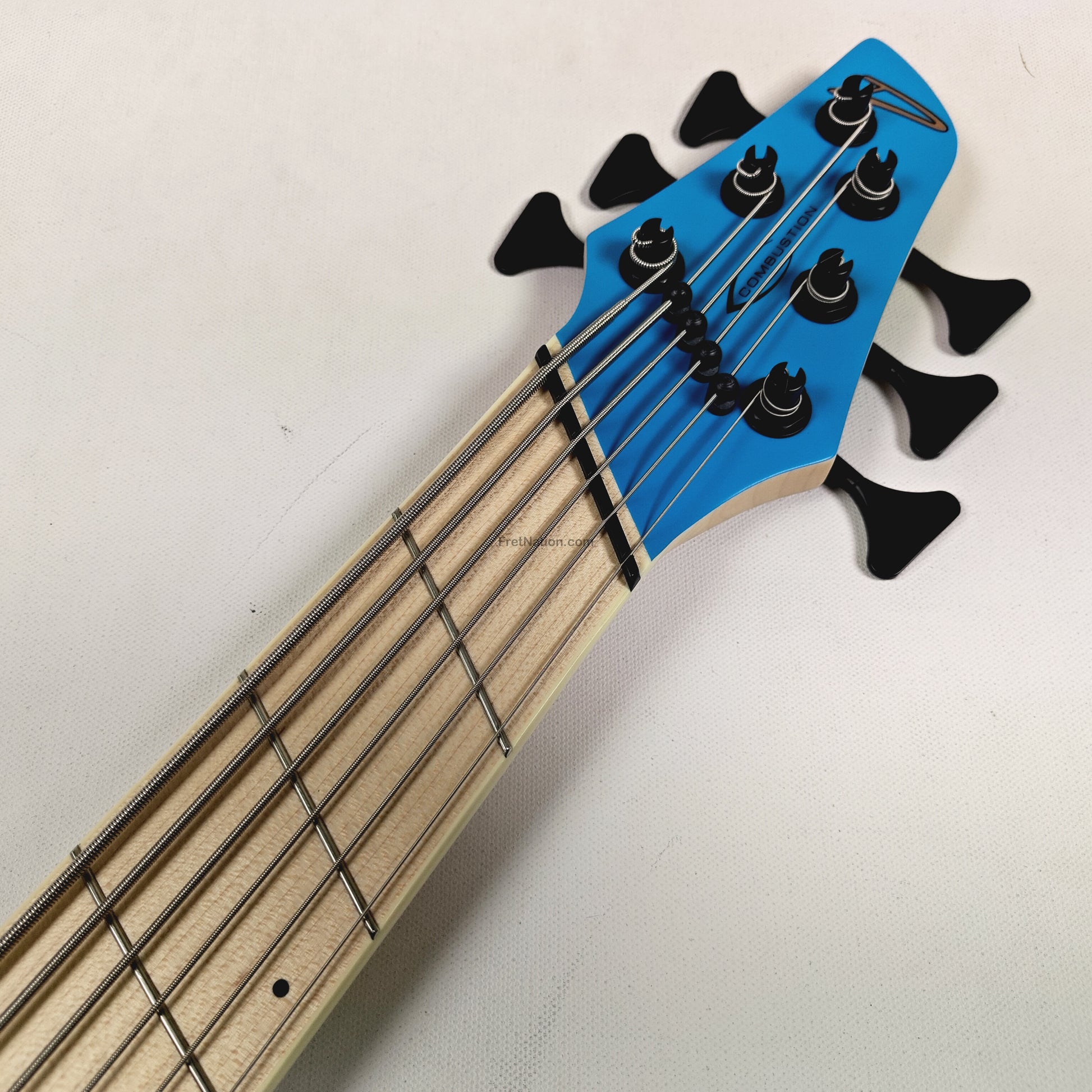 Fret Nation Dingwall NG3 6-String Blue Purple Fade Bass w/ Bag 9.44lbs #19303 - Pre-Owned