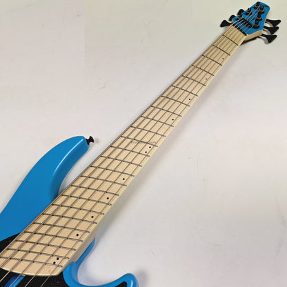 Fret Nation Dingwall NG3 6-String Blue Purple Fade Bass w/ Bag 9.44lbs #19303 - Pre-Owned