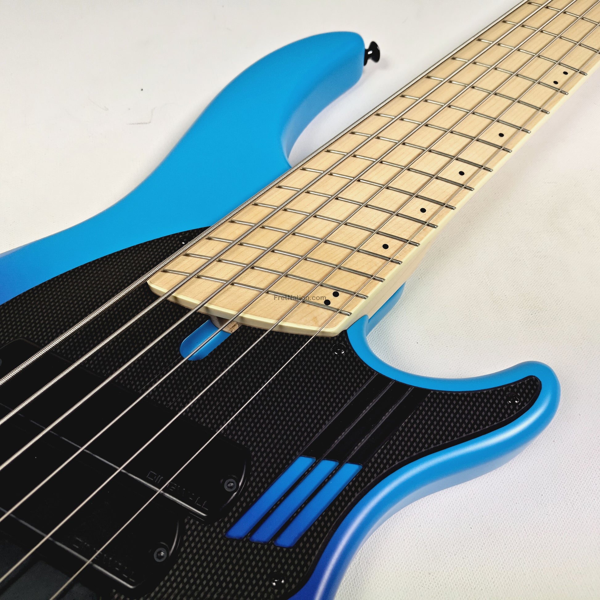 Fret Nation Dingwall NG3 6-String Blue Purple Fade Bass w/ Bag 9.44lbs #19303 - Pre-Owned