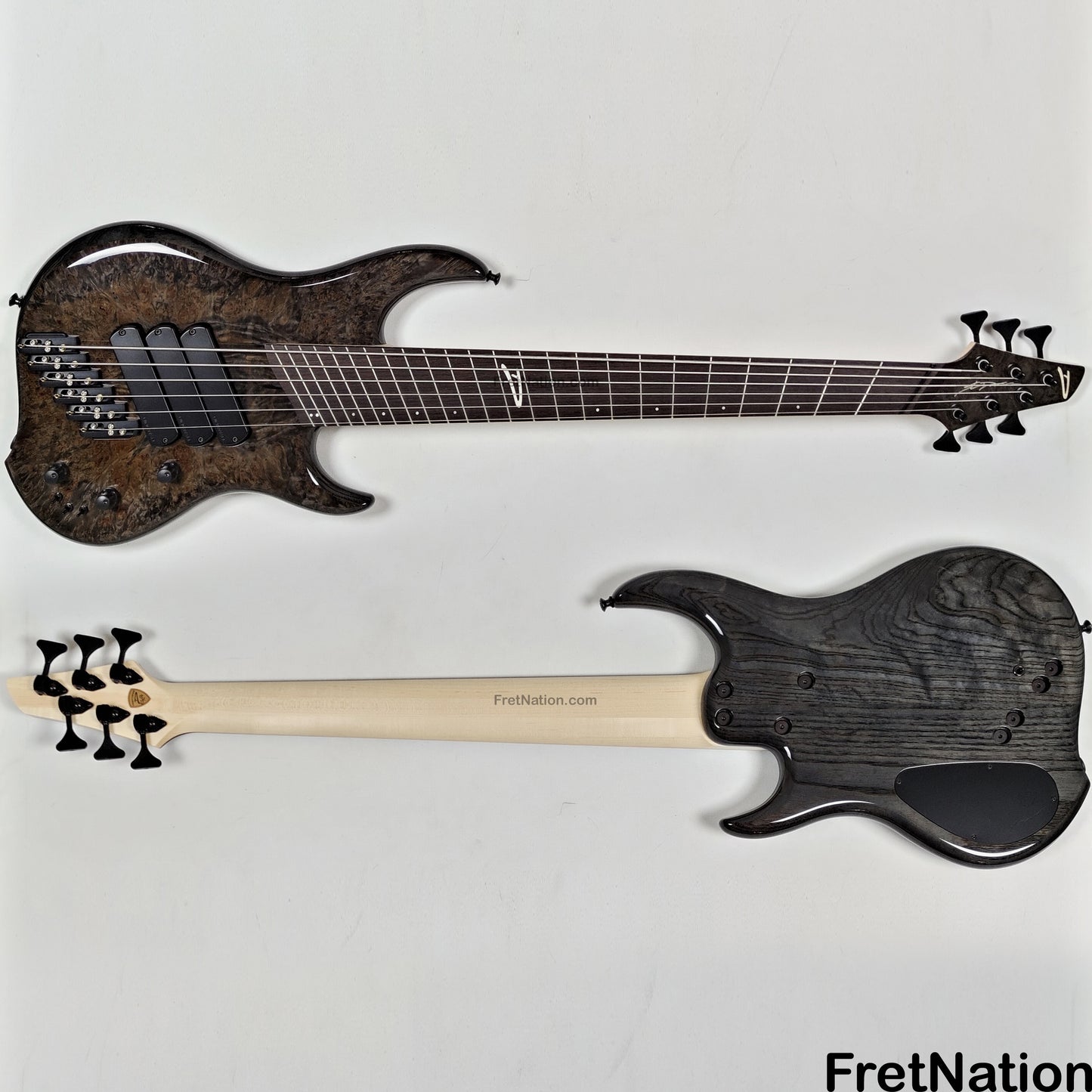 Fret Nation Dingwall Z3 6-String Bass Maple Burl Passive 9.42lbs #6673 Pre-Owned