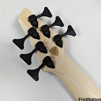 Fret Nation Dingwall Z3 6-String Bass Maple Burl Passive 9.42lbs #6673 Pre-Owned