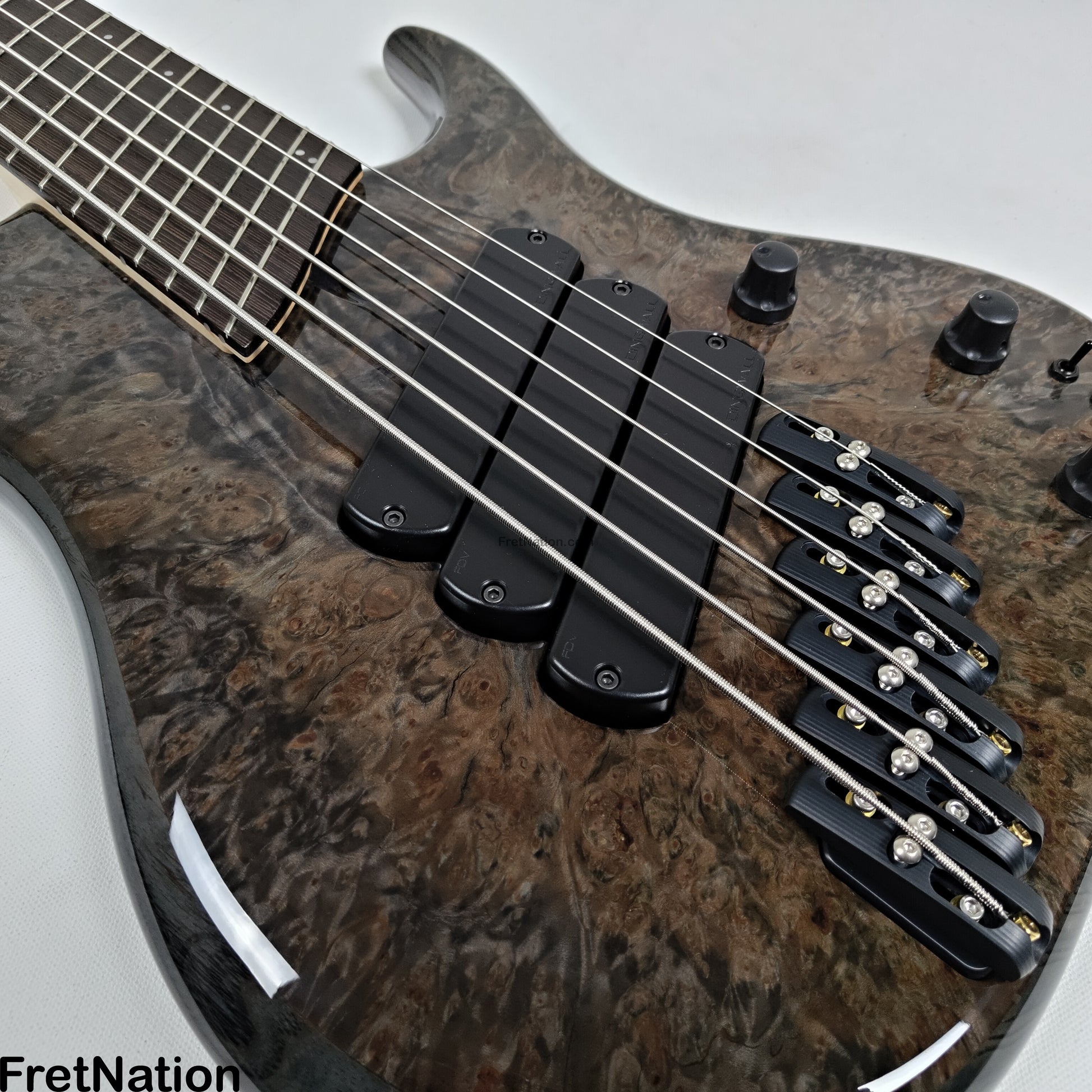 Fret Nation Dingwall Z3 6-String Bass Maple Burl Passive 9.42lbs #6673 Pre-Owned
