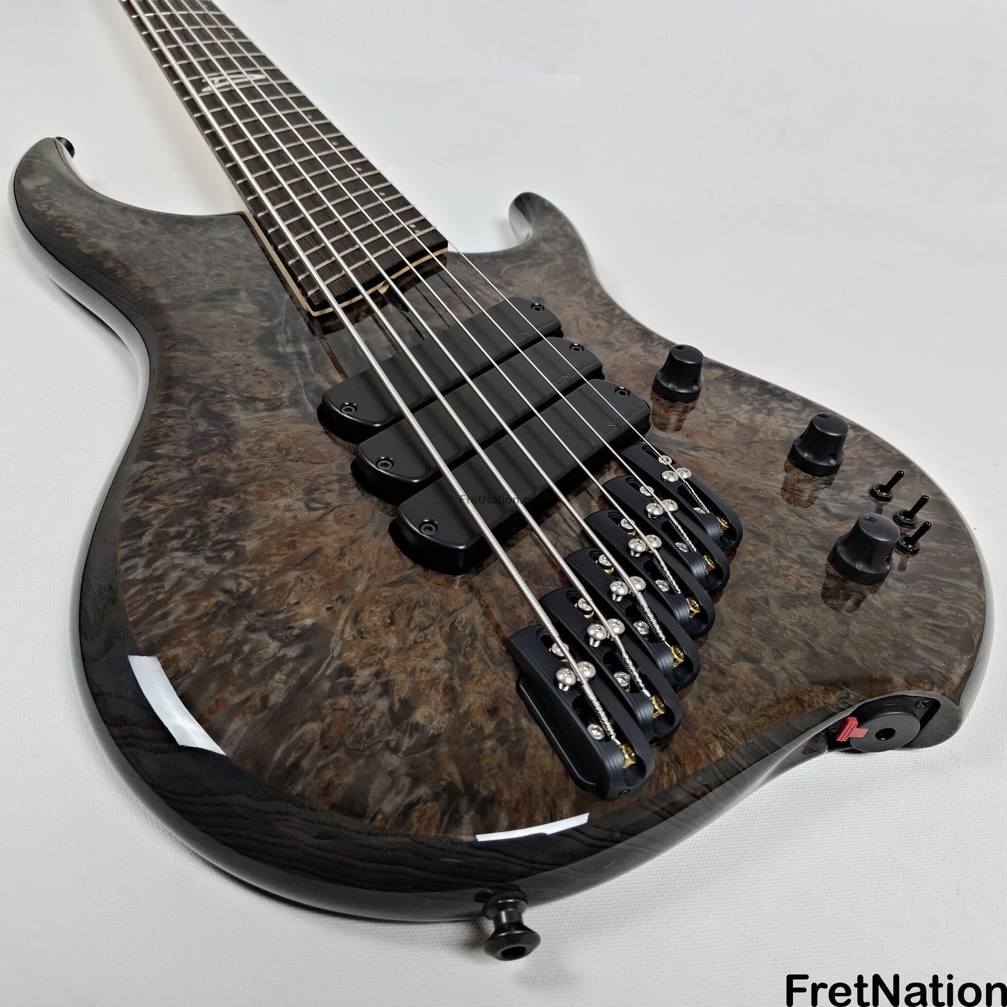 Fret Nation Dingwall Z3 6-String Bass Maple Burl Passive 9.42lbs #6673 Pre-Owned