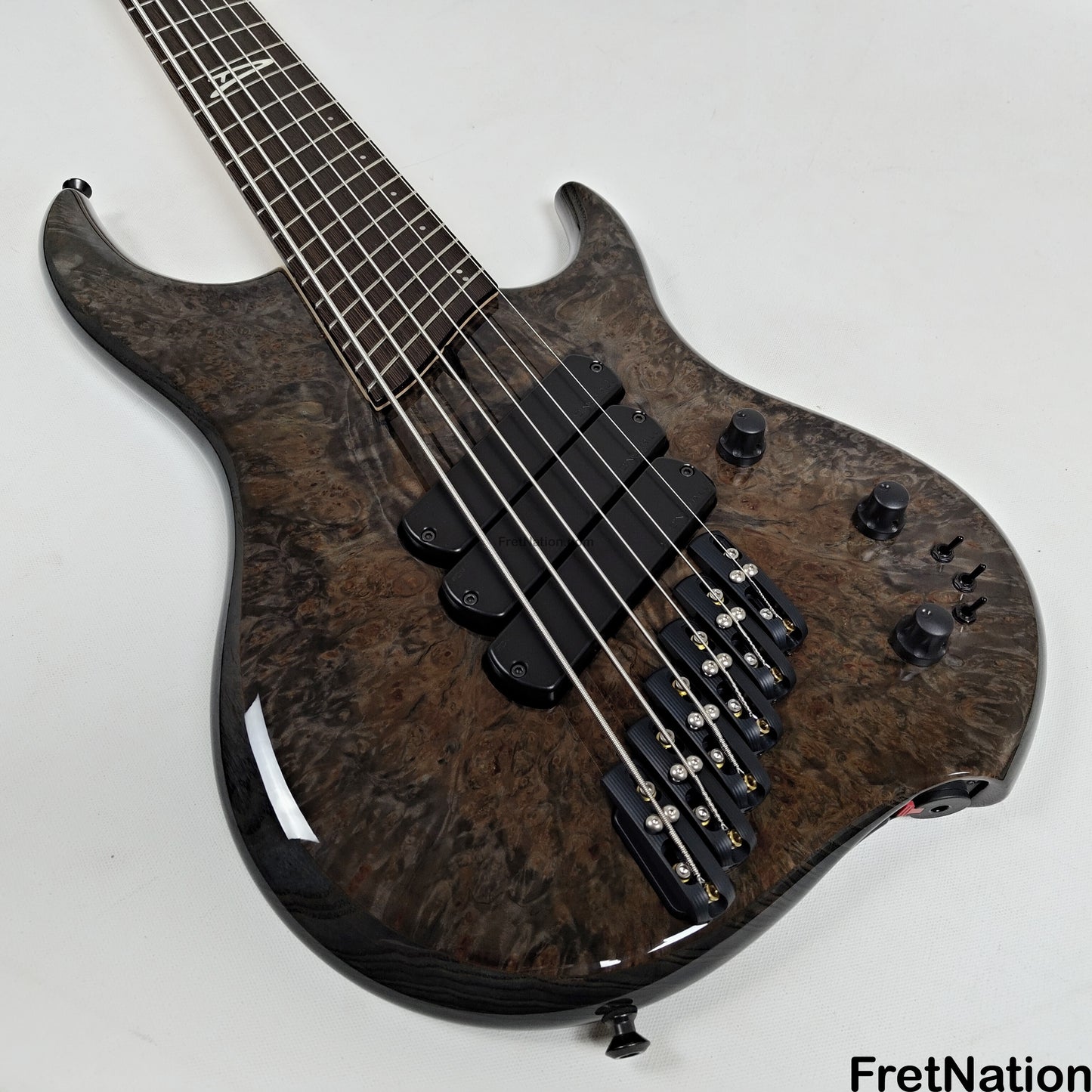 Fret Nation Dingwall Z3 6-String Bass Maple Burl Passive 9.42lbs #6673 Pre-Owned