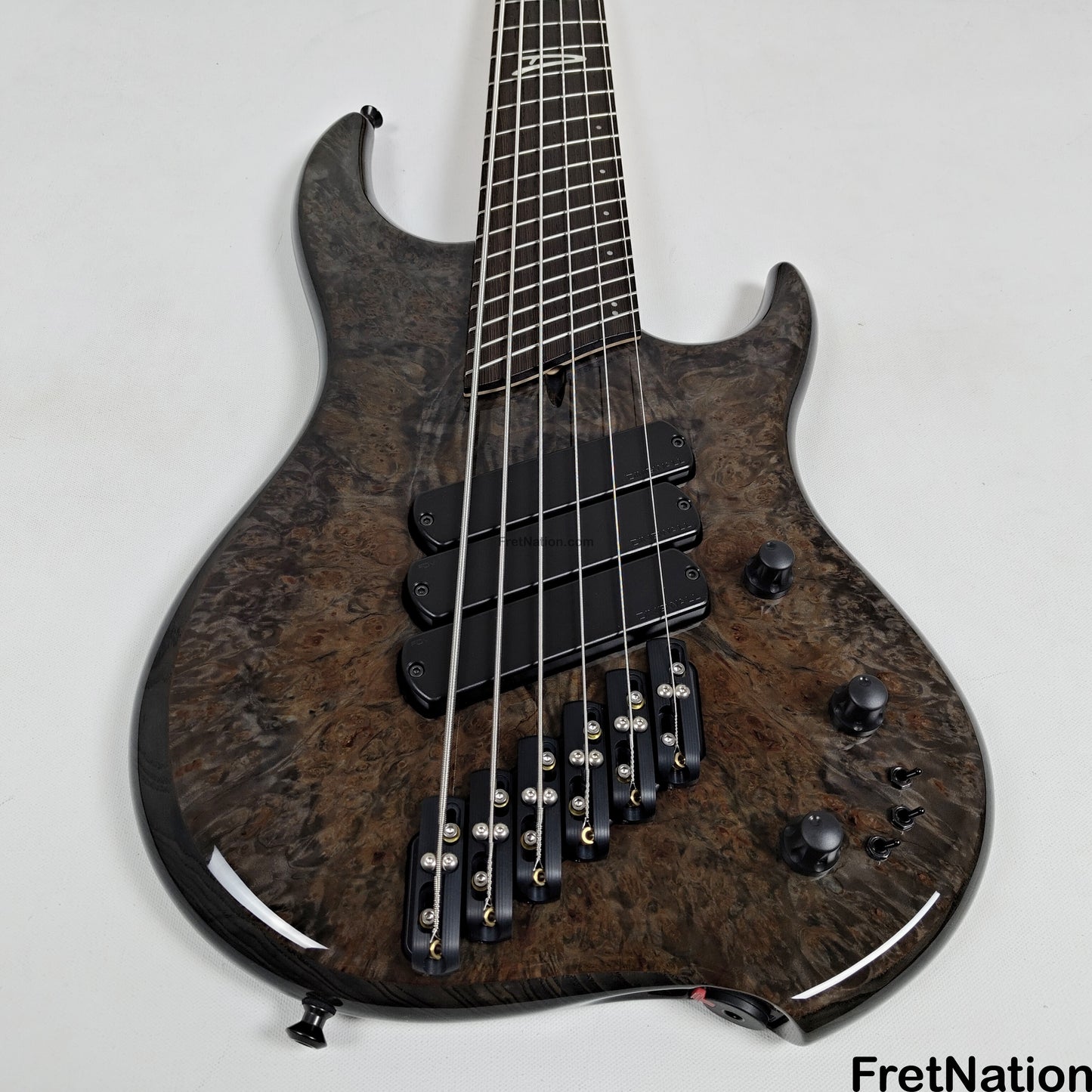 Fret Nation Dingwall Z3 6-String Bass Maple Burl Passive 9.42lbs #6673 Pre-Owned