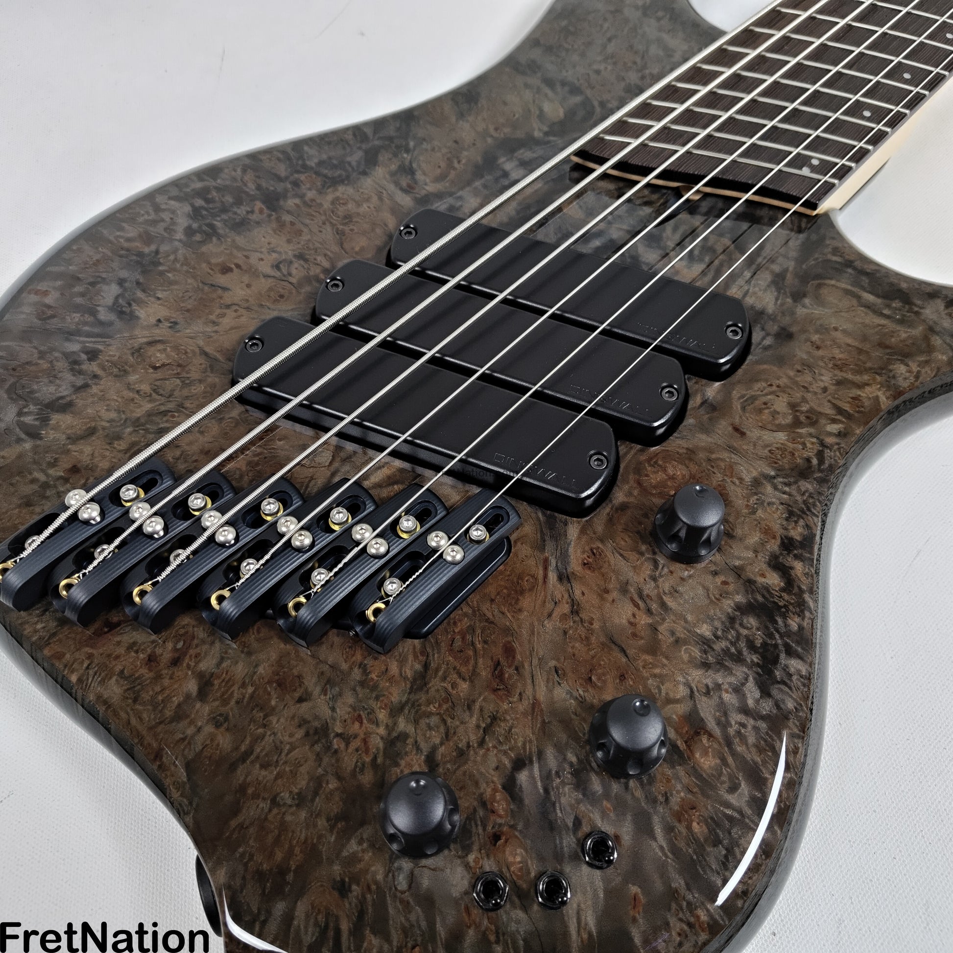 Fret Nation Dingwall Z3 6-String Bass Maple Burl Passive 9.42lbs #6673 Pre-Owned