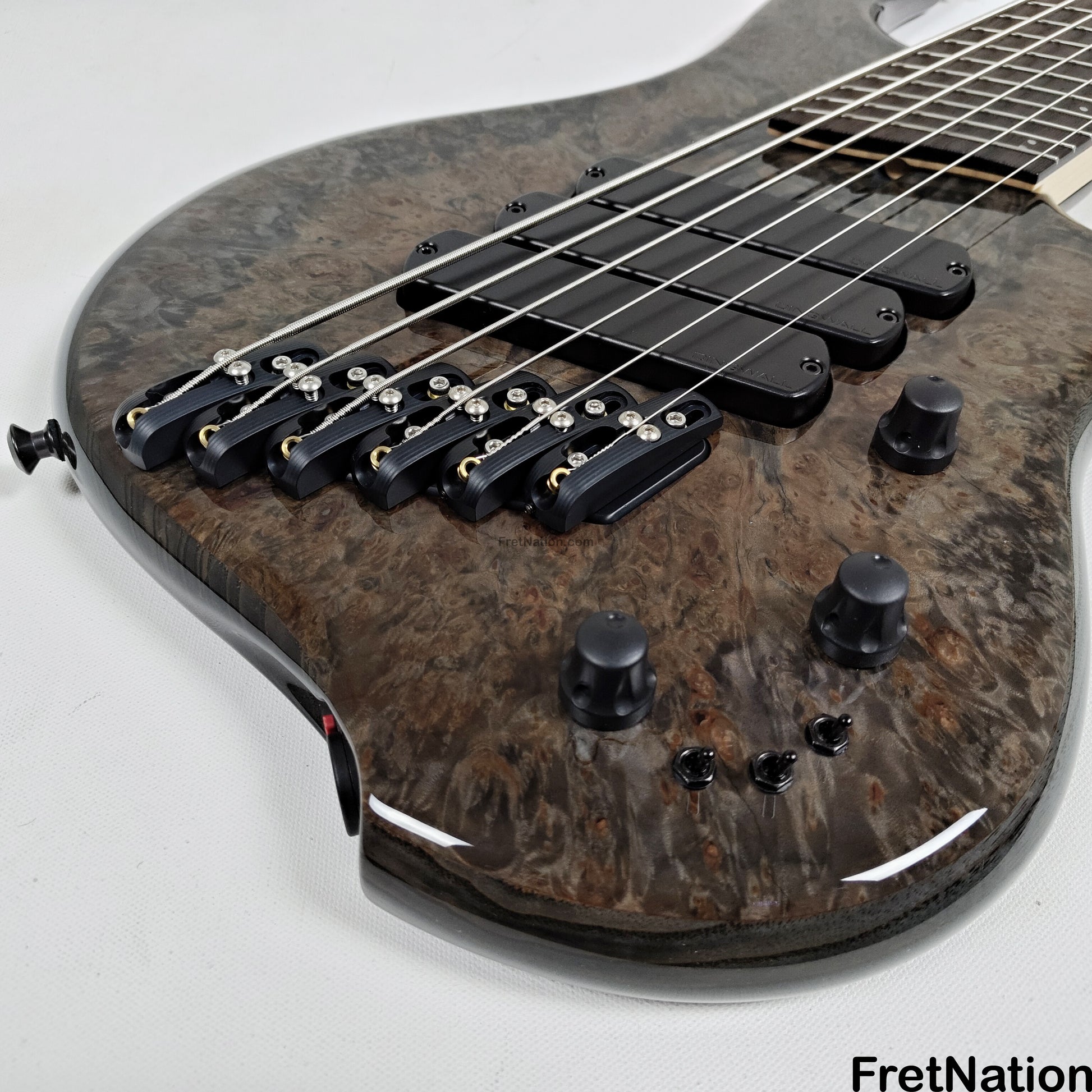 Fret Nation Dingwall Z3 6-String Bass Maple Burl Passive 9.42lbs #6673 Pre-Owned
